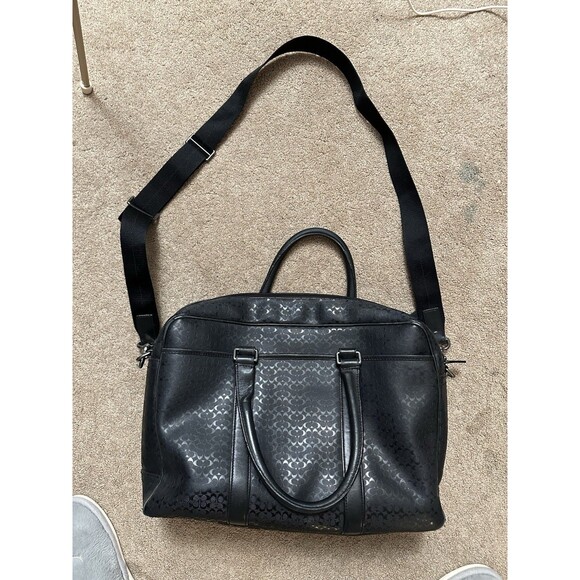 Coach Black Utility Briefcase - Retails $348- See Images For Call Out - Picture 6 of 6